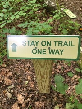 Stay On Trail One Way